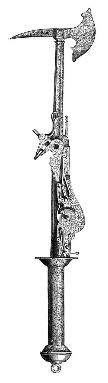 Savaş baltası ve tabanca, 16. yüzyıl, 1870 by Unbekannt