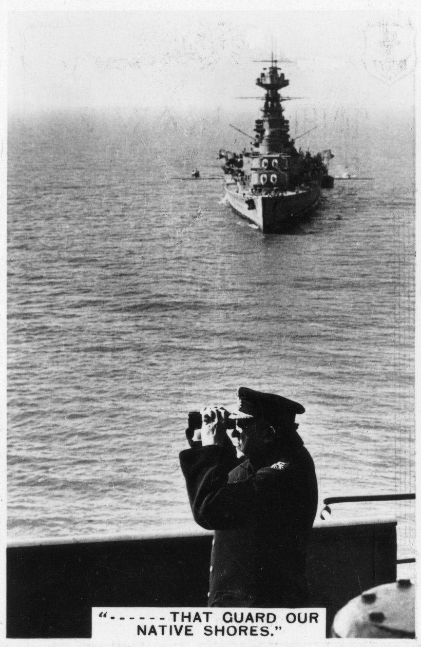 Battlecruiser HMS Hood, 1937 bahar egzersizleri sırasında by Unbekannt