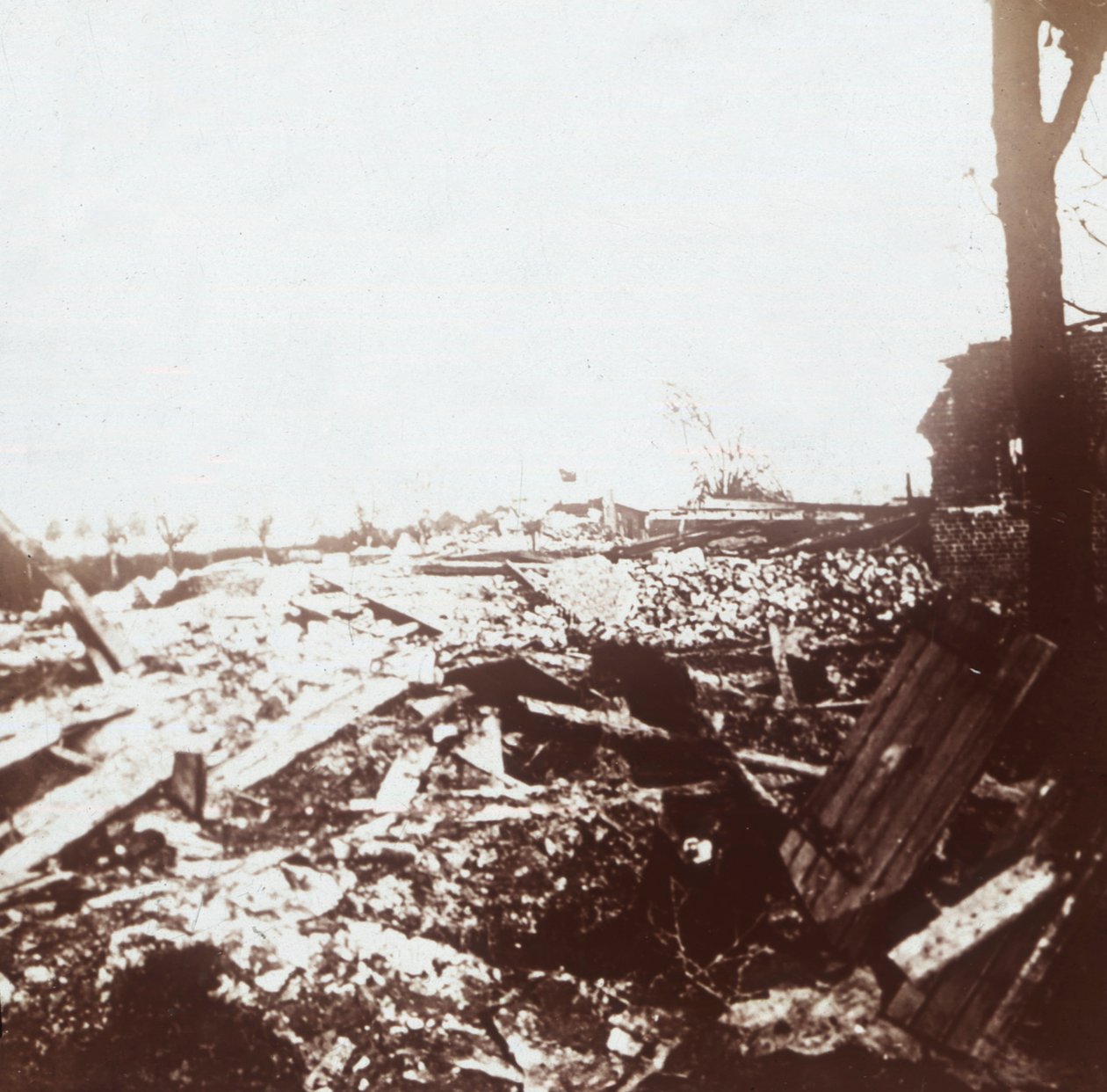 Battlefield, Roeselare, Flanders, Belçika, c1914-c1918 by Unbekannt