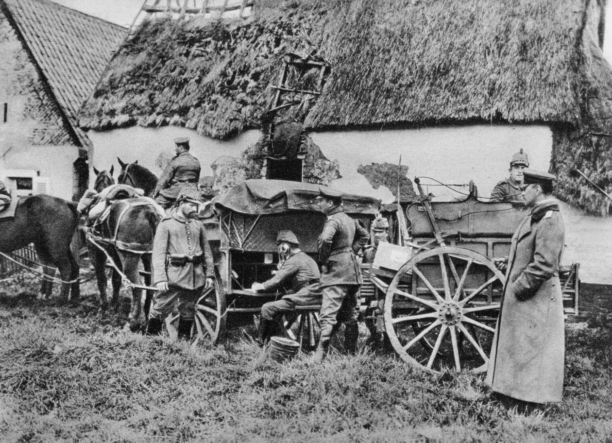 Bavyera mobil saha telefon birimi, I. Dünya Savaşı, 1915 by Unbekannt