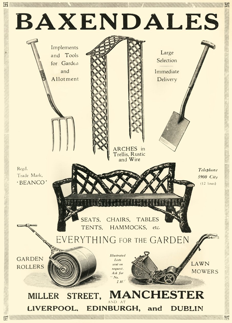 Baxendales, 1920. by Unbekannt