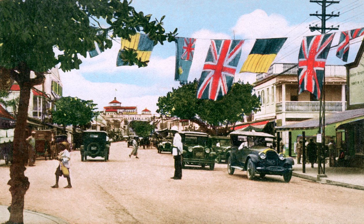 Bay Street, Nassau, Bahamalar, 1931 by Unbekannt