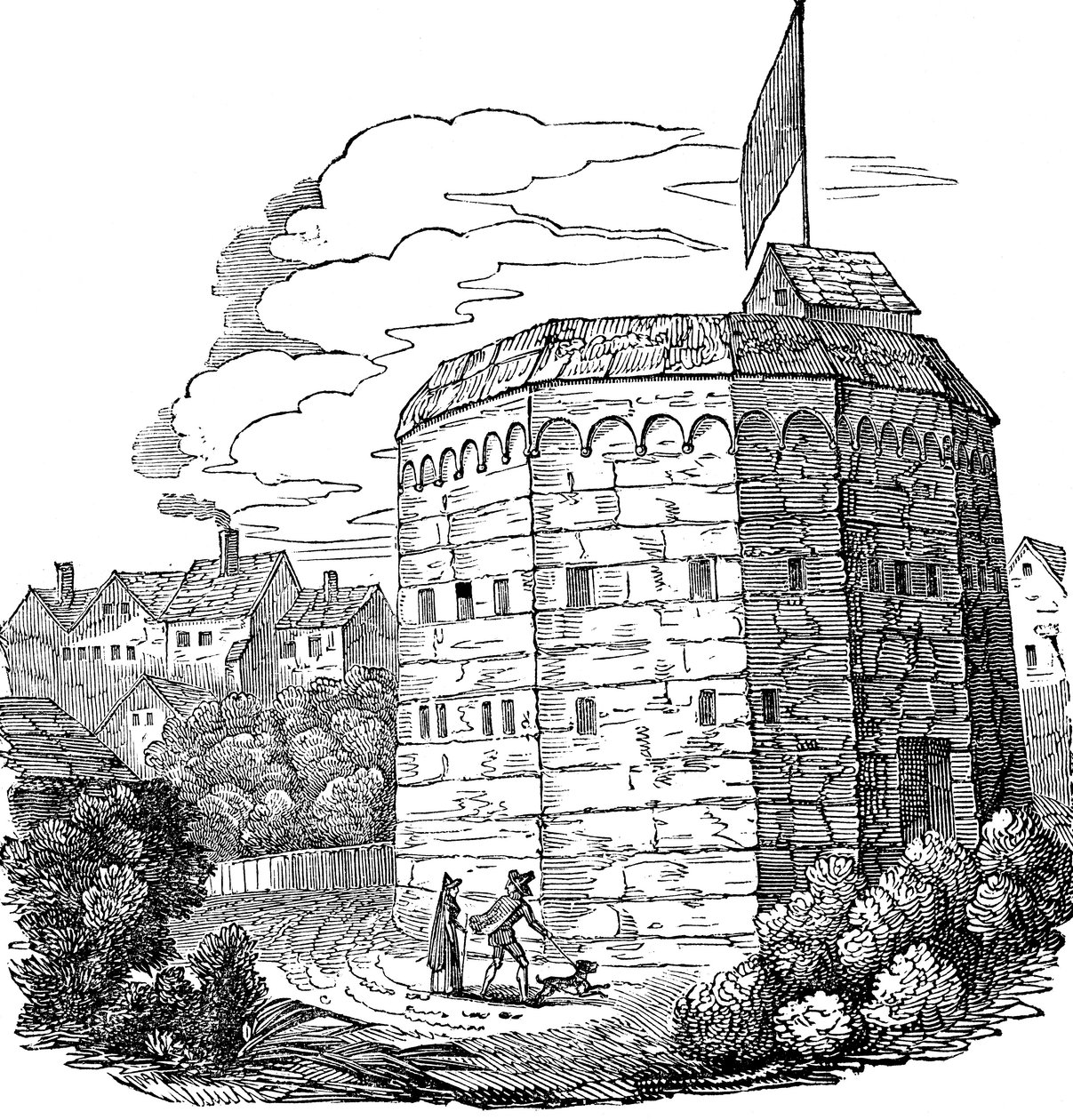 Bear Garden, Southwark, Londra, 1574 by Unbekannt
