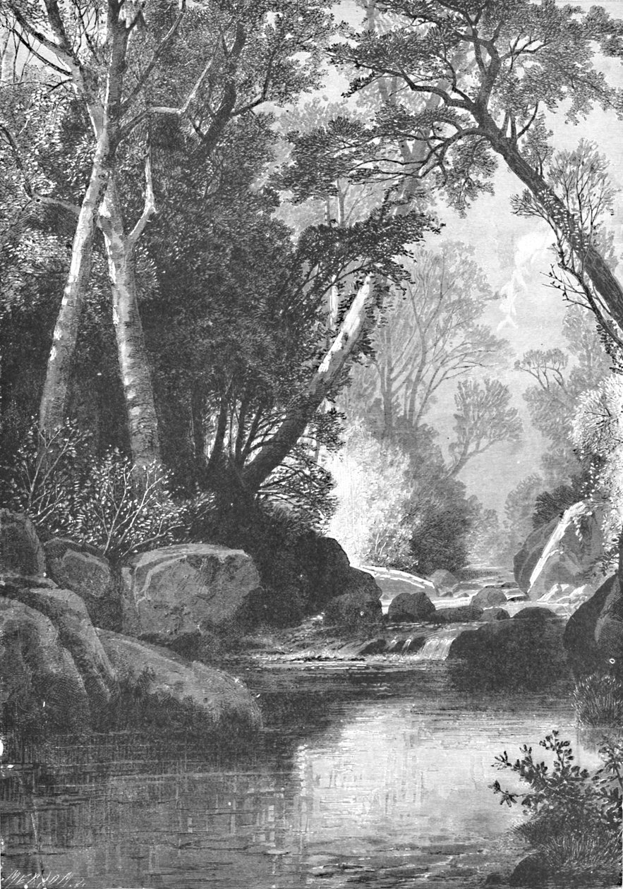 Bear River, Bethel Yakınında, Maine, 1883 by Unbekannt