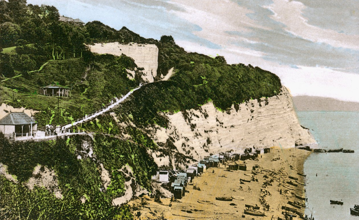 Beer Beach, Devon, 20. yüzyılın başlarında by Unbekannt