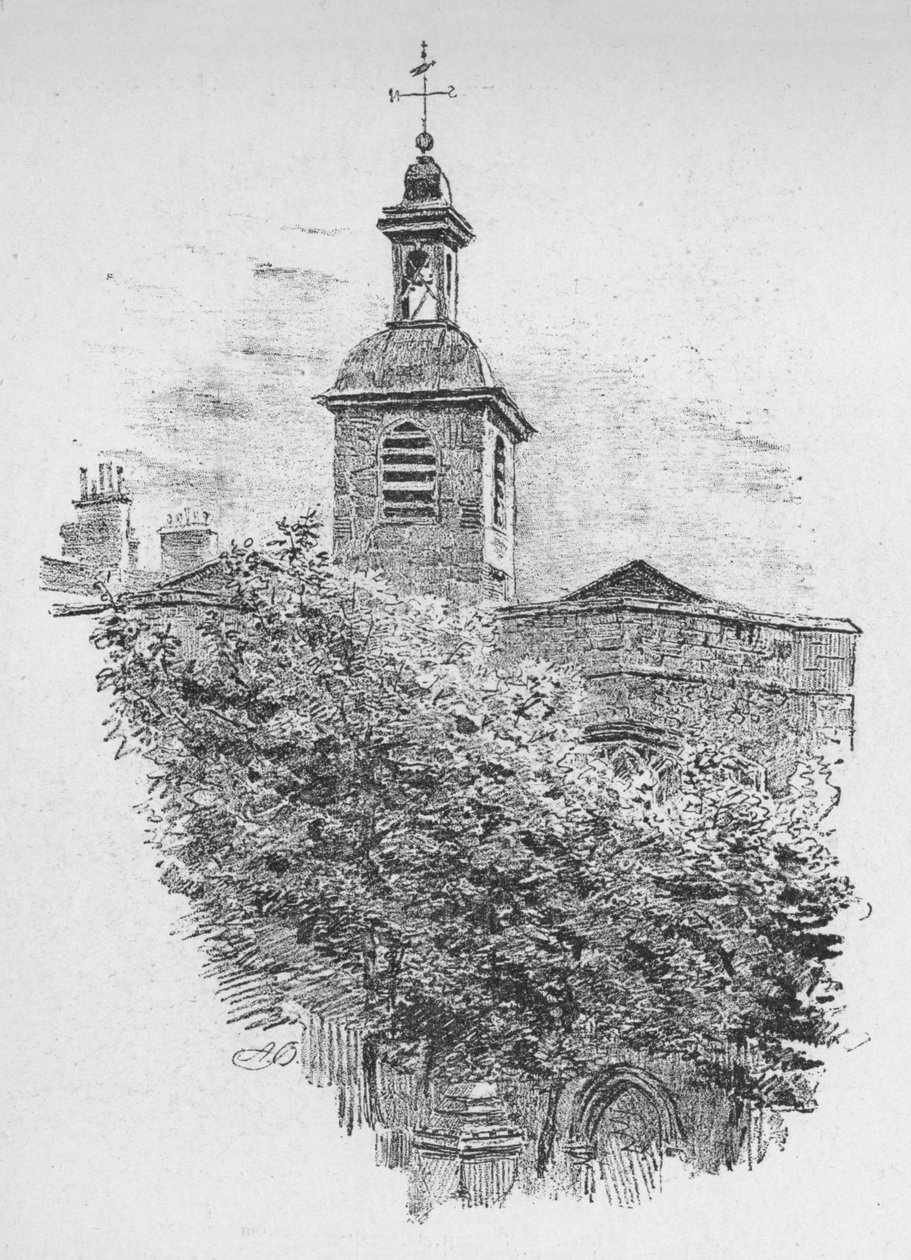 Belfry, St. Helens Kilisesi, 1890 by Unbekannt