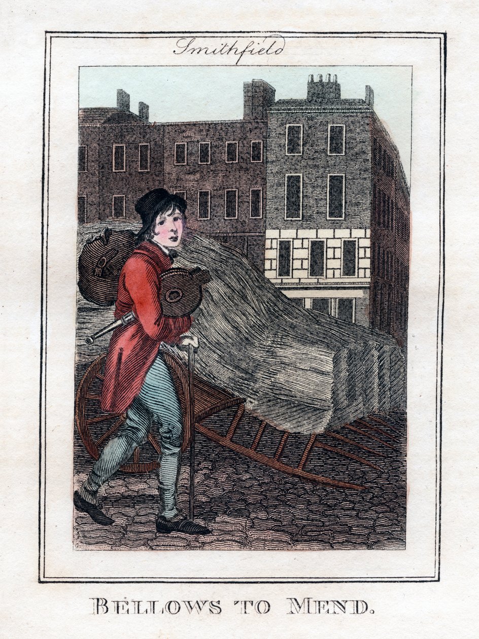 Mend Körükleri, Smithfield, Londra, 1805 by Unbekannt
