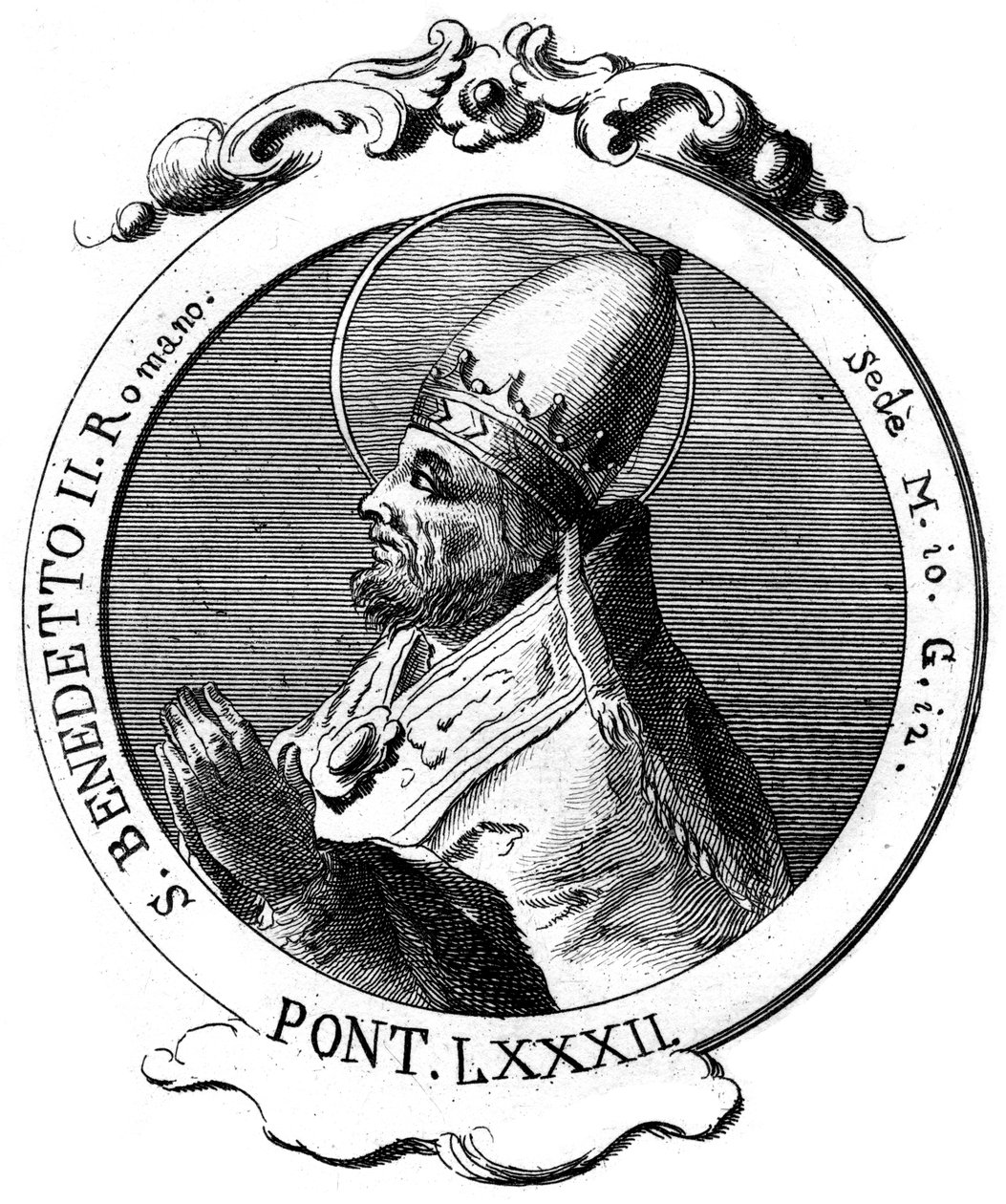 Benedict II, Katolik Kilisesi Papası by Unbekannt