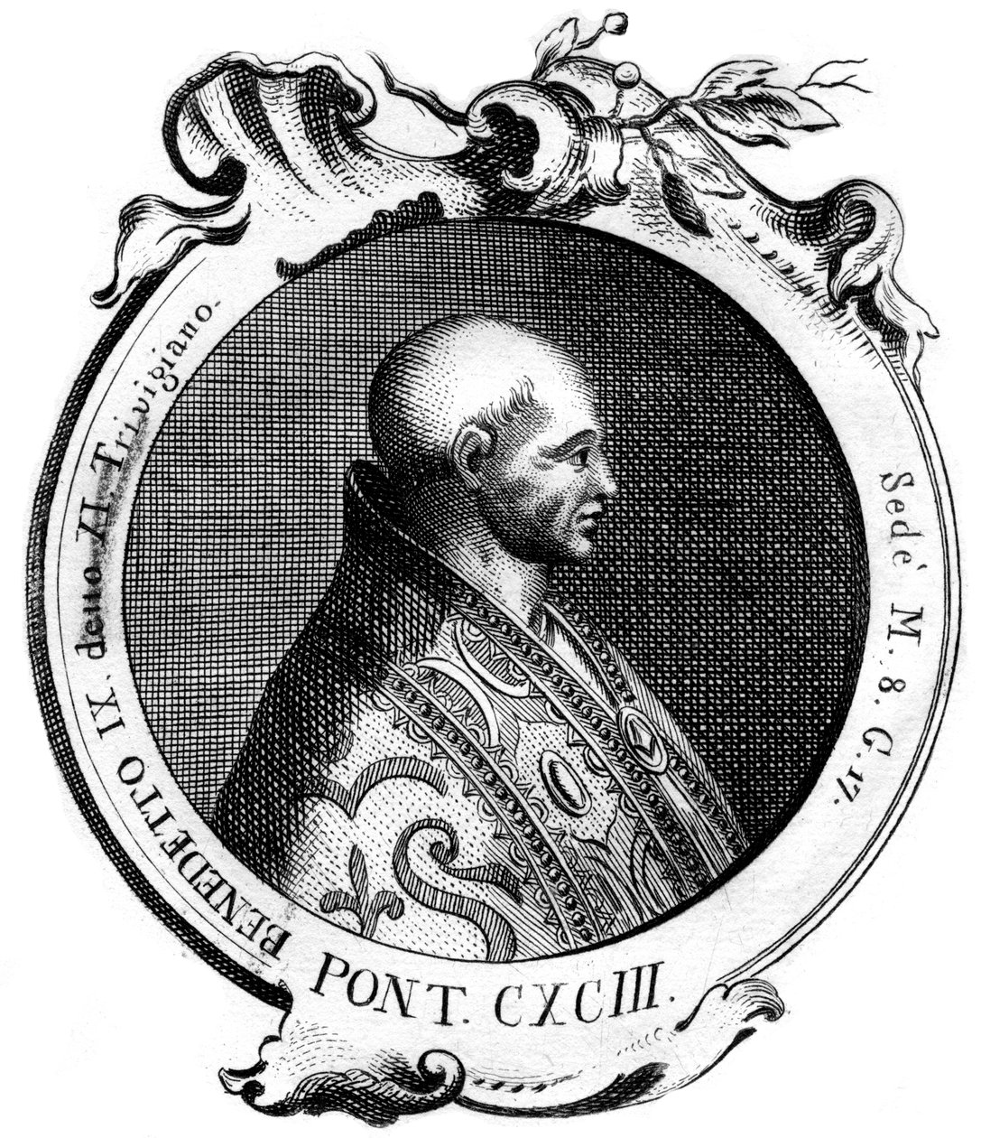 Benedict IX, Katolik Kilisesi Papası by Unbekannt