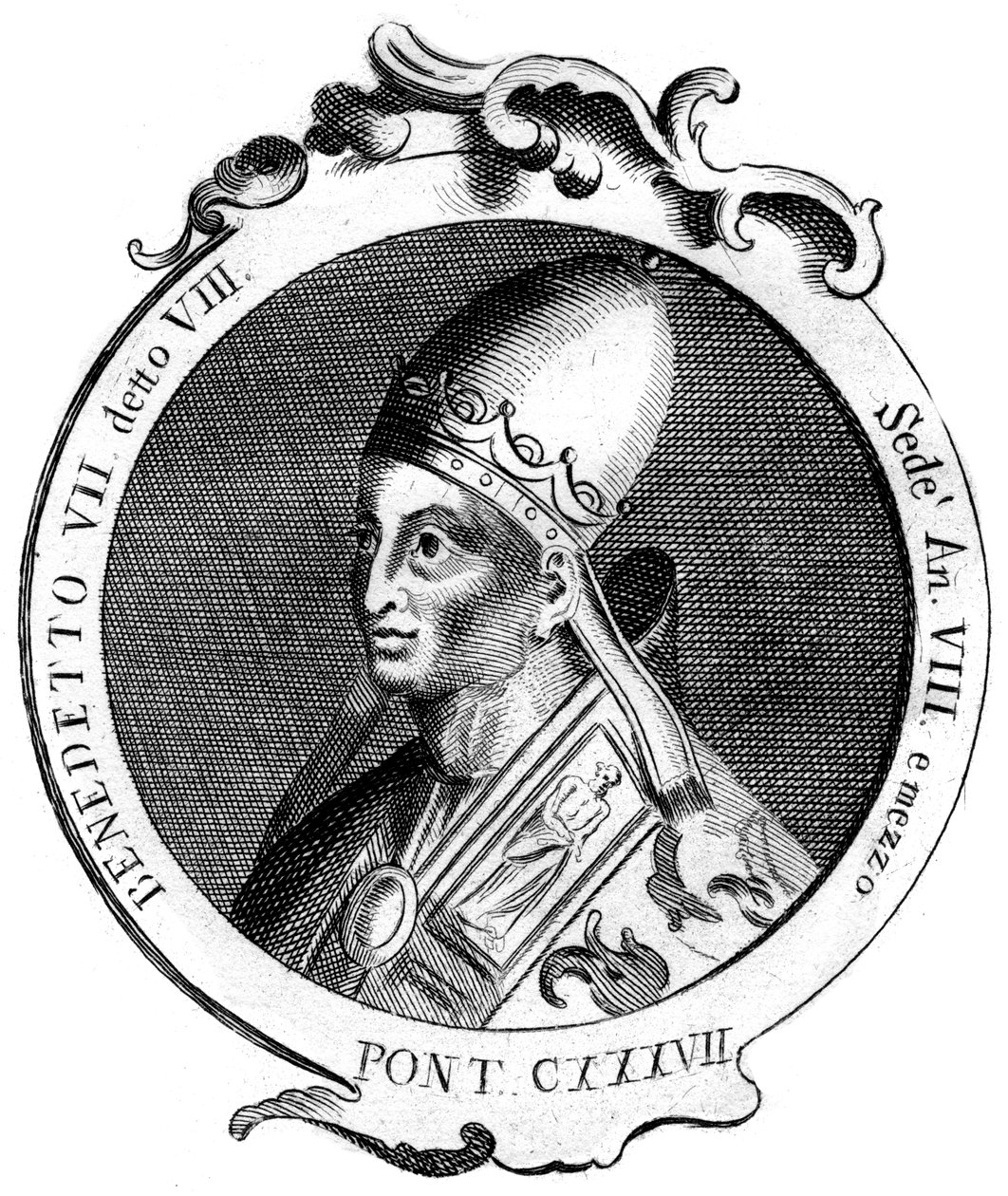 Benedict VII, Katolik Kilisesi Papası by Unbekannt
