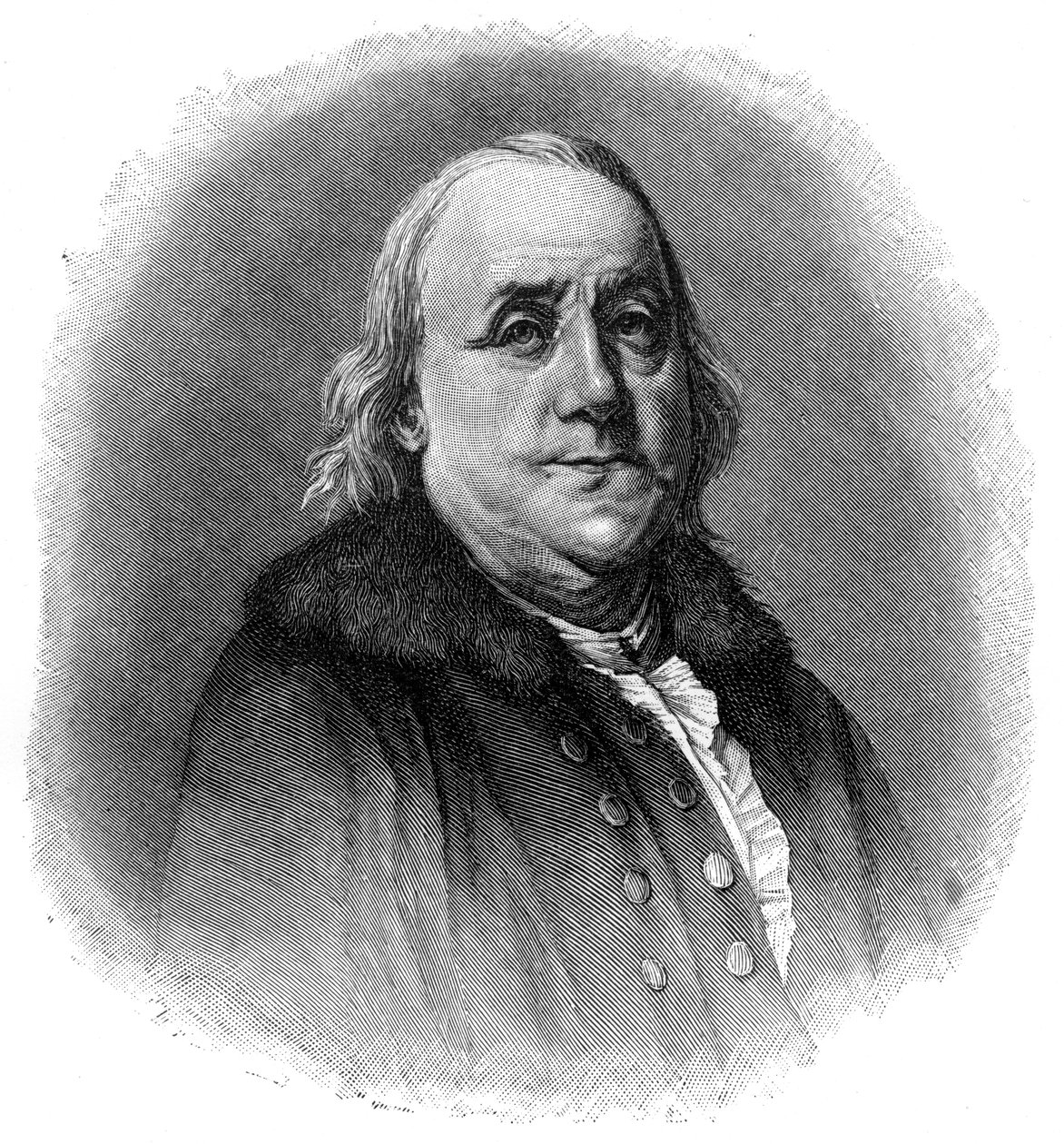 Benjamin Franklin, 18. yüzyıl Amerikalı bilim adamı, mucit ve devlet adamı, 1901 by Unbekannt
