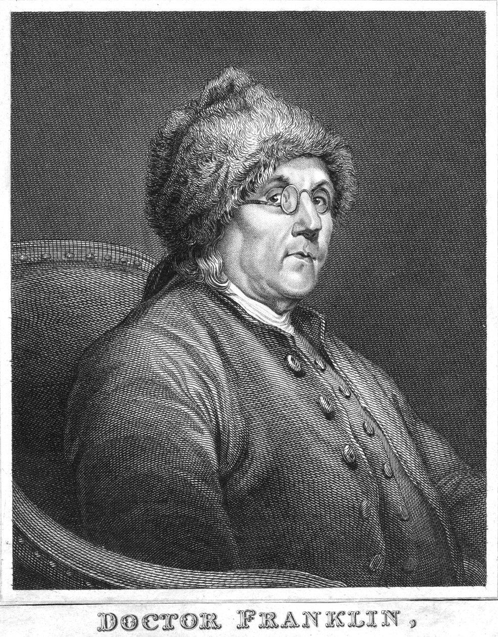 Benjamin Franklin, Amerikalı bilim adamı, mucit ve devlet adamı, 18. yüzyılın sonlarında by Unbekannt