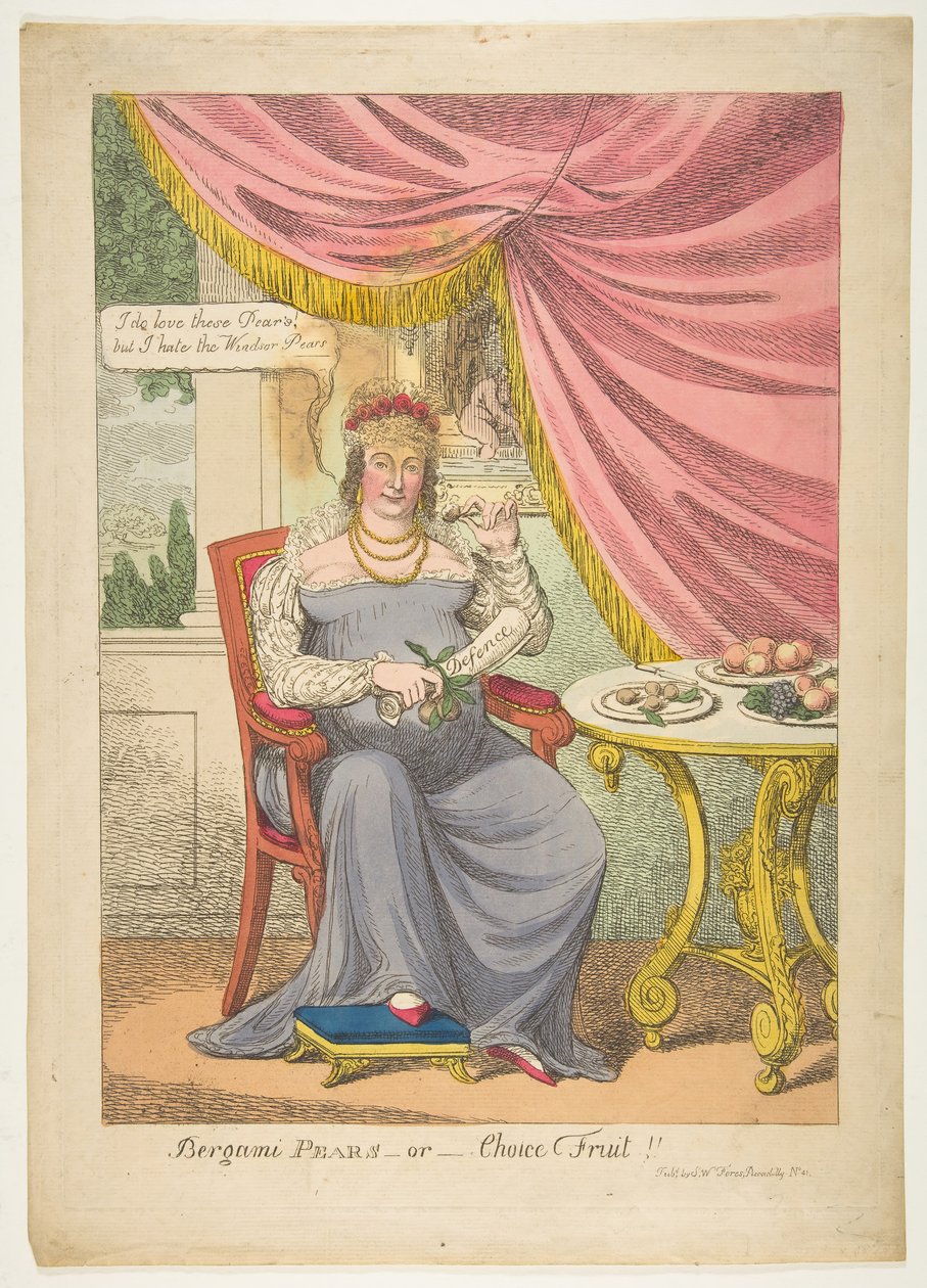 Bergami Armut veya Seçim Meyvesi, Ekim 1820. by Unbekannt