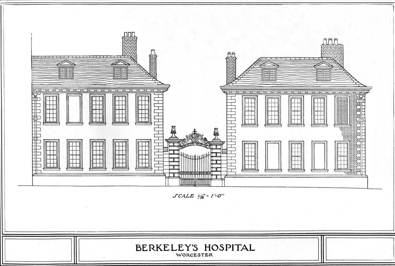Berkeleys Hastanesi, Worcester, Worcestershire, 1924 by Unbekannt