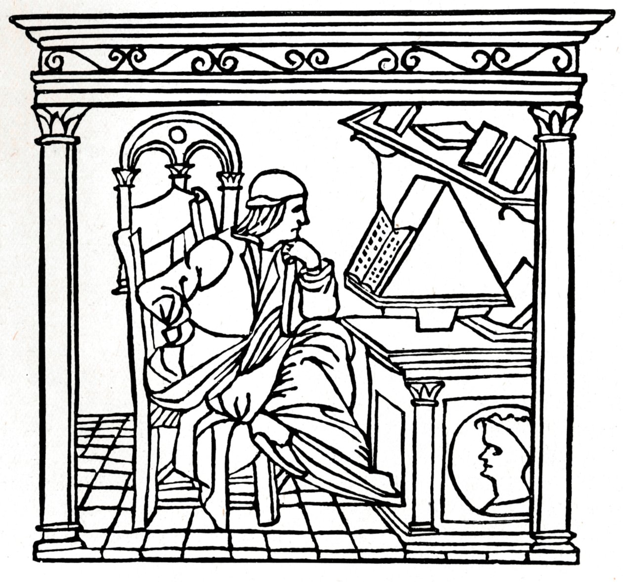 Bernardo Bellincioni 1452-1492, İtalyan şair, 1493, 1917 by Unbekannt
