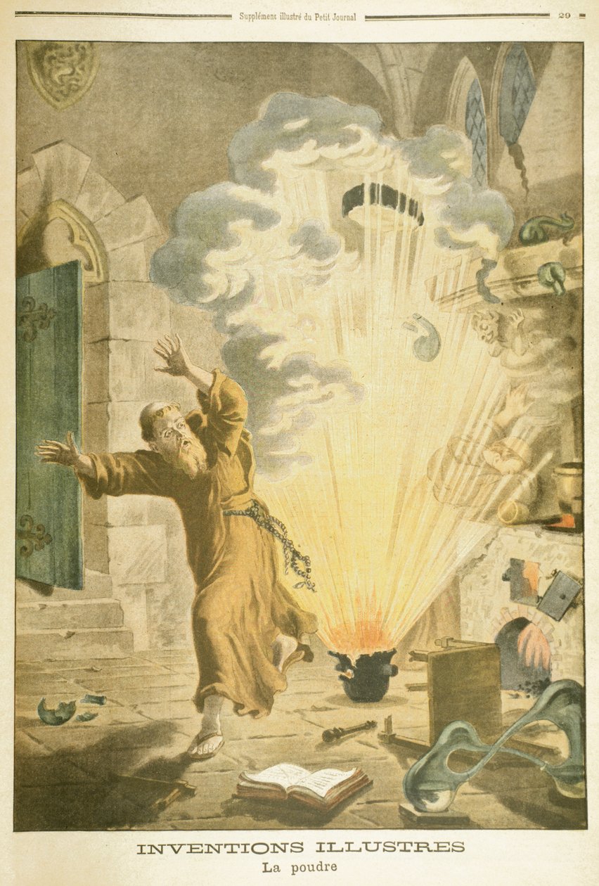 Berthold Schwart, 14. yüzyıl Alman Fransisken keşiş ve simyacı, 1901 by Unbekannt