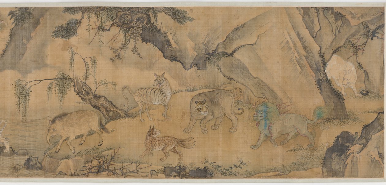 Gerçek ve hayali hayvanların hayvanat bahçesi, Ming hanedanı, 1368-1644. by Unbekannt