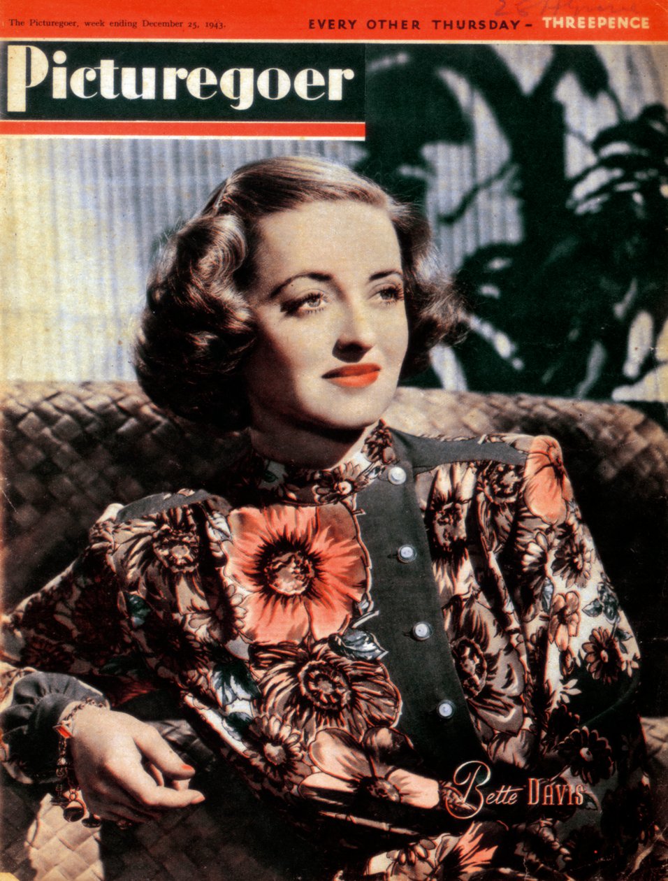 Bette Davis 1908-1989, Amerikalı oyuncu, 1943 by Unbekannt