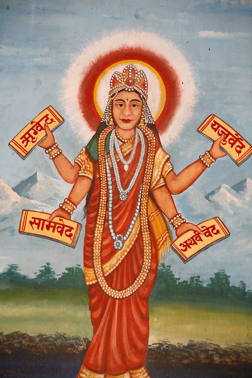 Bhagavad-Gita Hindu kutsal metinleri, Katmandu, Nepal by Unbekannt