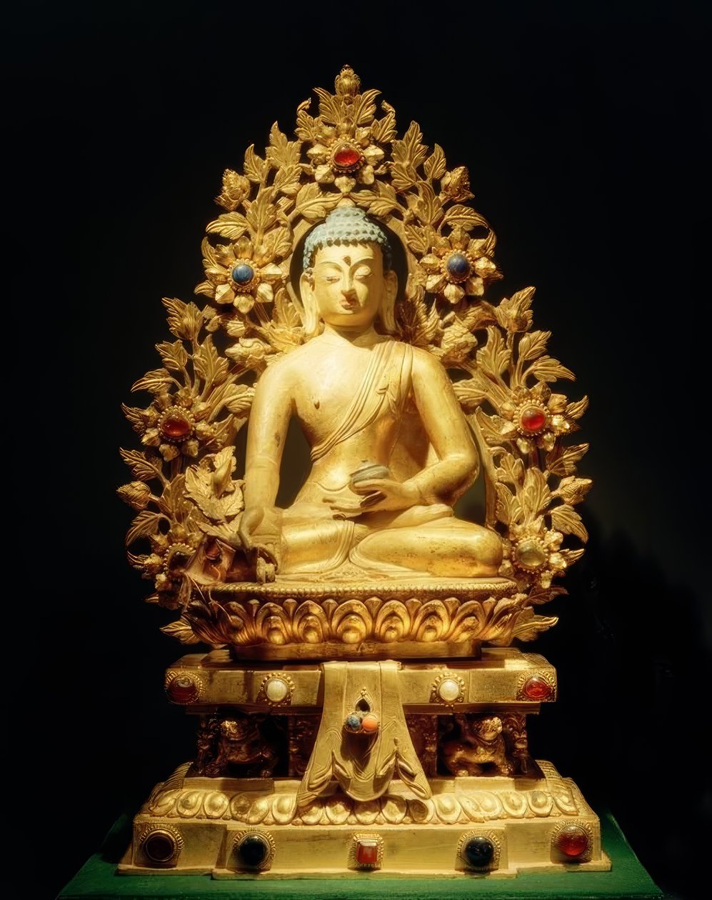 Bhaisajyaguru-Vaiduryaprabharaja / Skulptur, 18. Jhdt. by Unbekannt