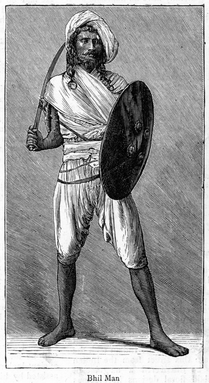 Bhil Mana, 1886 by Unbekannt