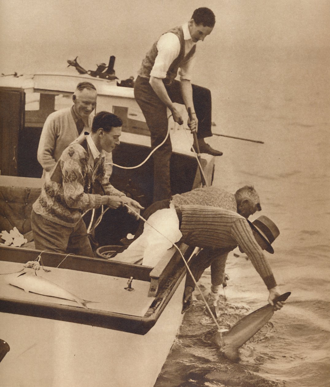 Big Game Fishing, Adalar Körfezi, Yeni Zelanda, c1927, 1937 by Unbekannt