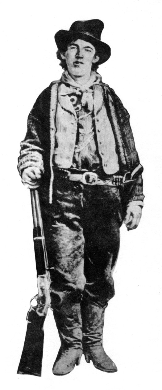 Billy the Kid, Amerikalı silahlı adam ve kanun kaçağı, c1877-1881 1954 by Unbekannt