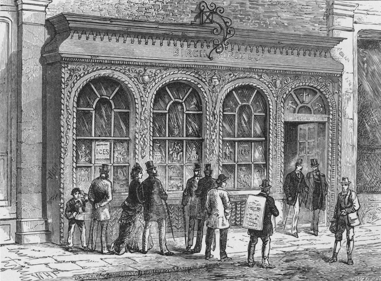 Birchs şekerleme dükkanı, Cornhill, Londra Şehri, 19. yüzyıl 1911 by Unbekannt