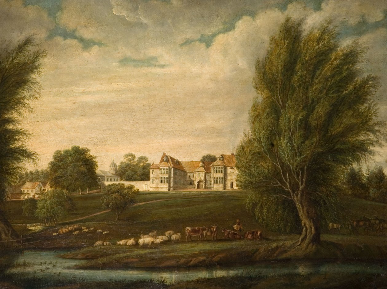 Birdingbury Salonu, Warwickshire, 1800. by Unbekannt