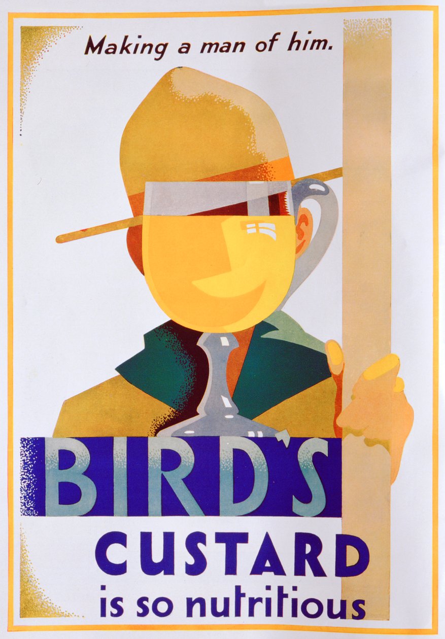 Kuşlar Muhallebi reklamı, 1930 by Unbekannt