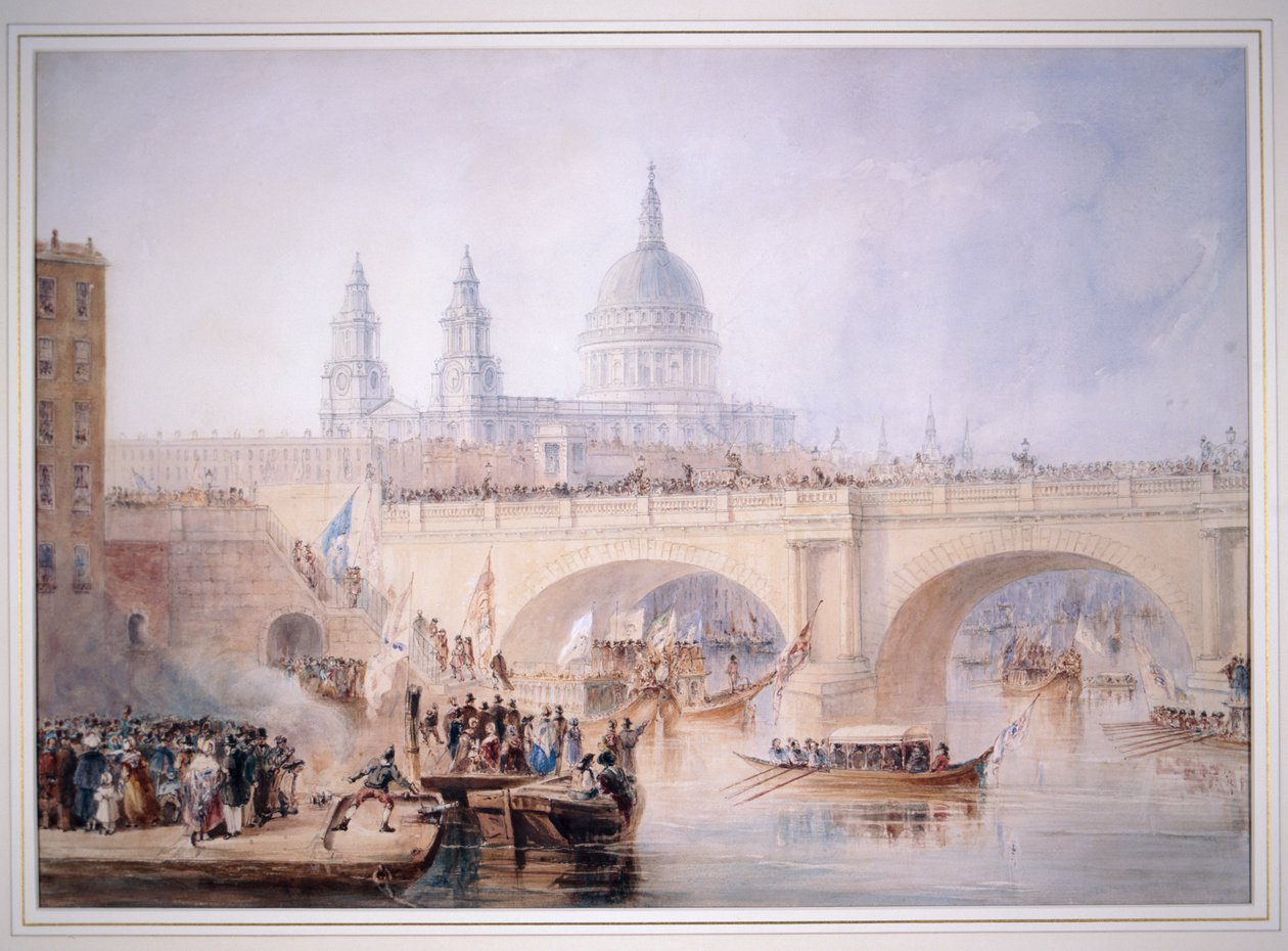 Blackfriars Köprüsü, Londra by Unbekannt