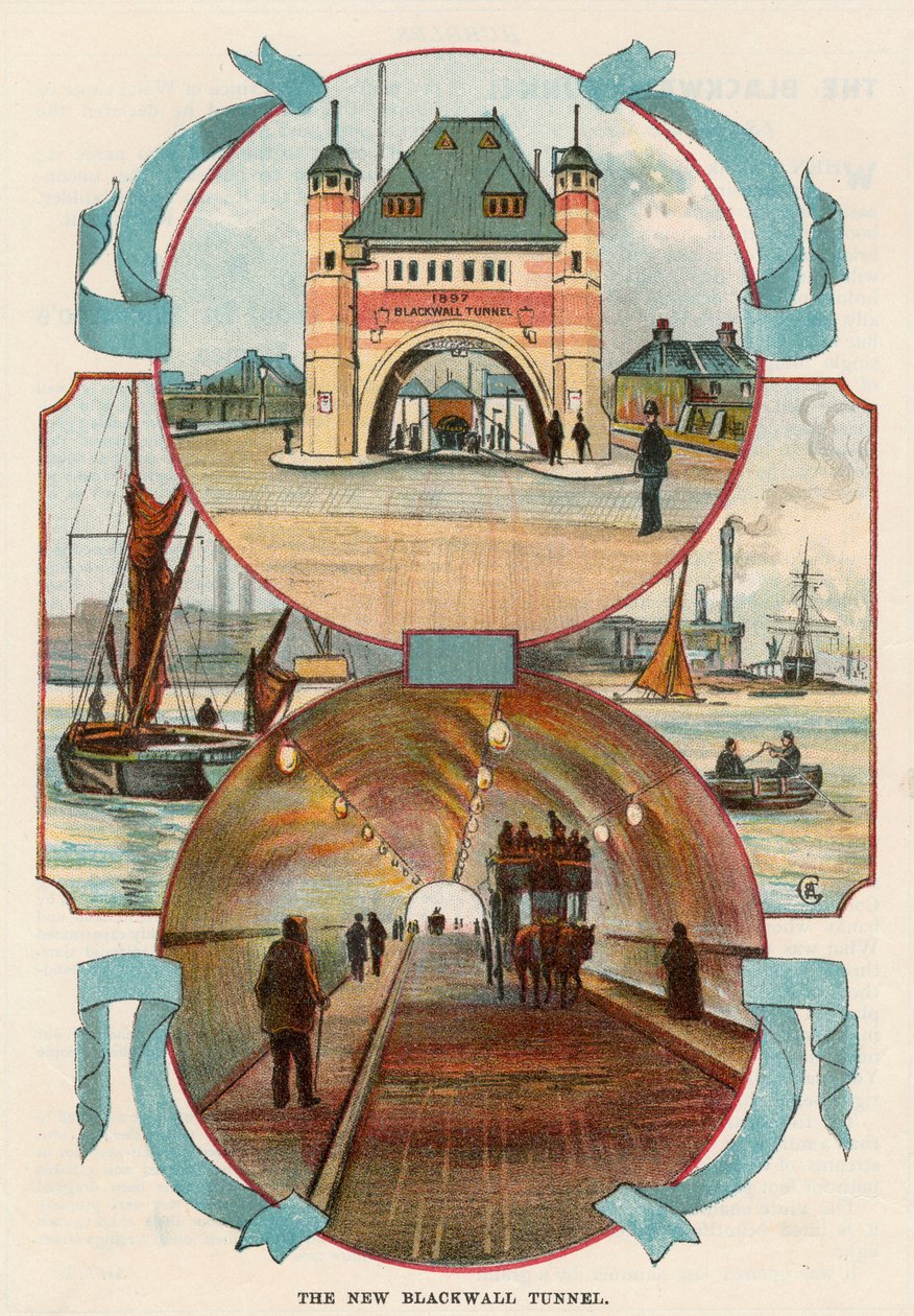 Blackwall Tüneli, Londra, c1900 by Unbekannt