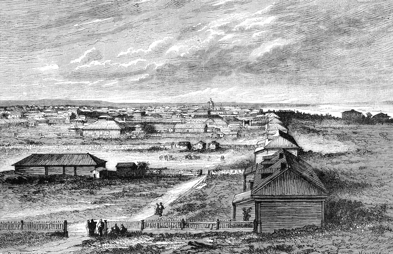 Blagoveshchensk, Sibirya, Rusya, 1895 by Unbekannt