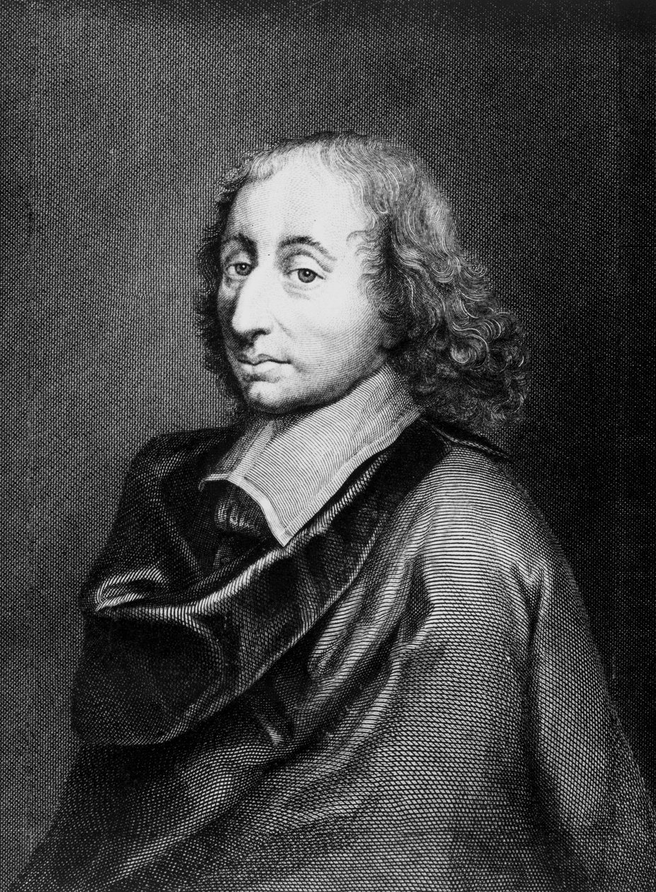 Blaise Pascal, Fransız matematikçi, fizikçi ve filozof, c 1650 by Unbekannt