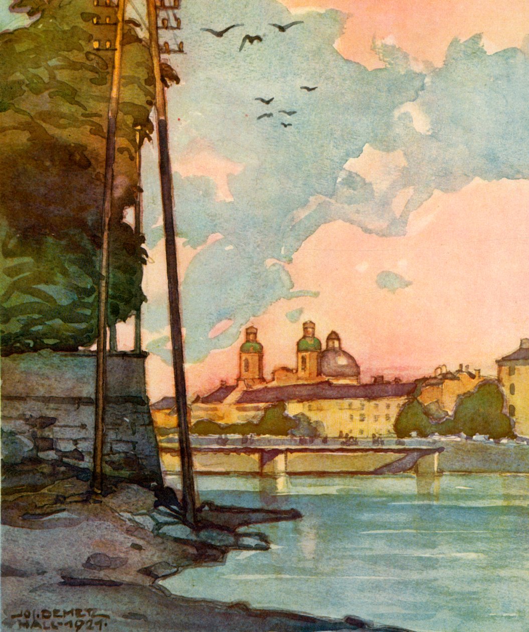 Blick auf Die Innbrucke, River Inn