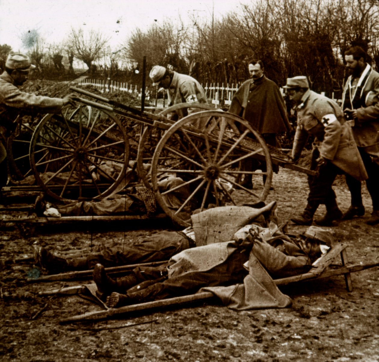 Cesetler, Villers-au-Bois, kuzey Fransa, c1914-c1918 by Unbekannt