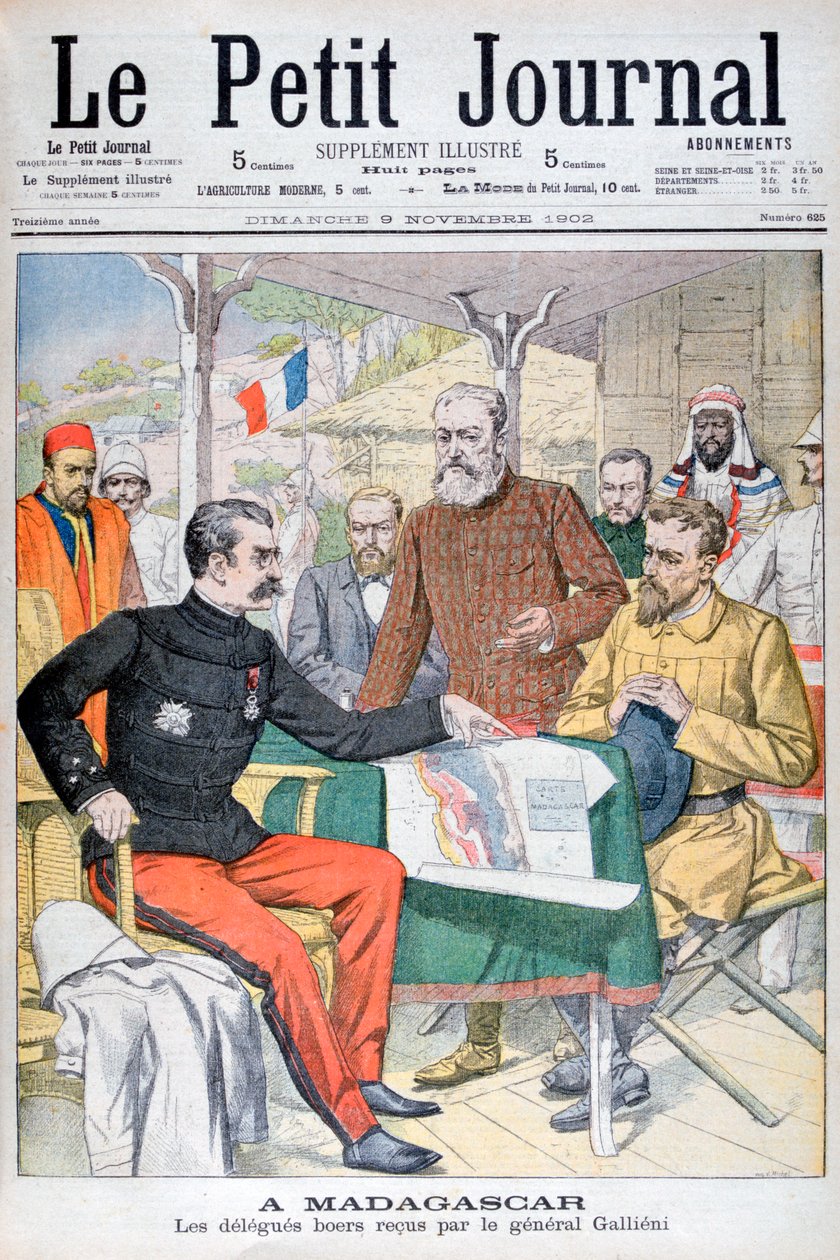 Boer heyeti, Madagaskar Valisi General Gallieni tarafından kabul edildi, 1902 by Unbekannt