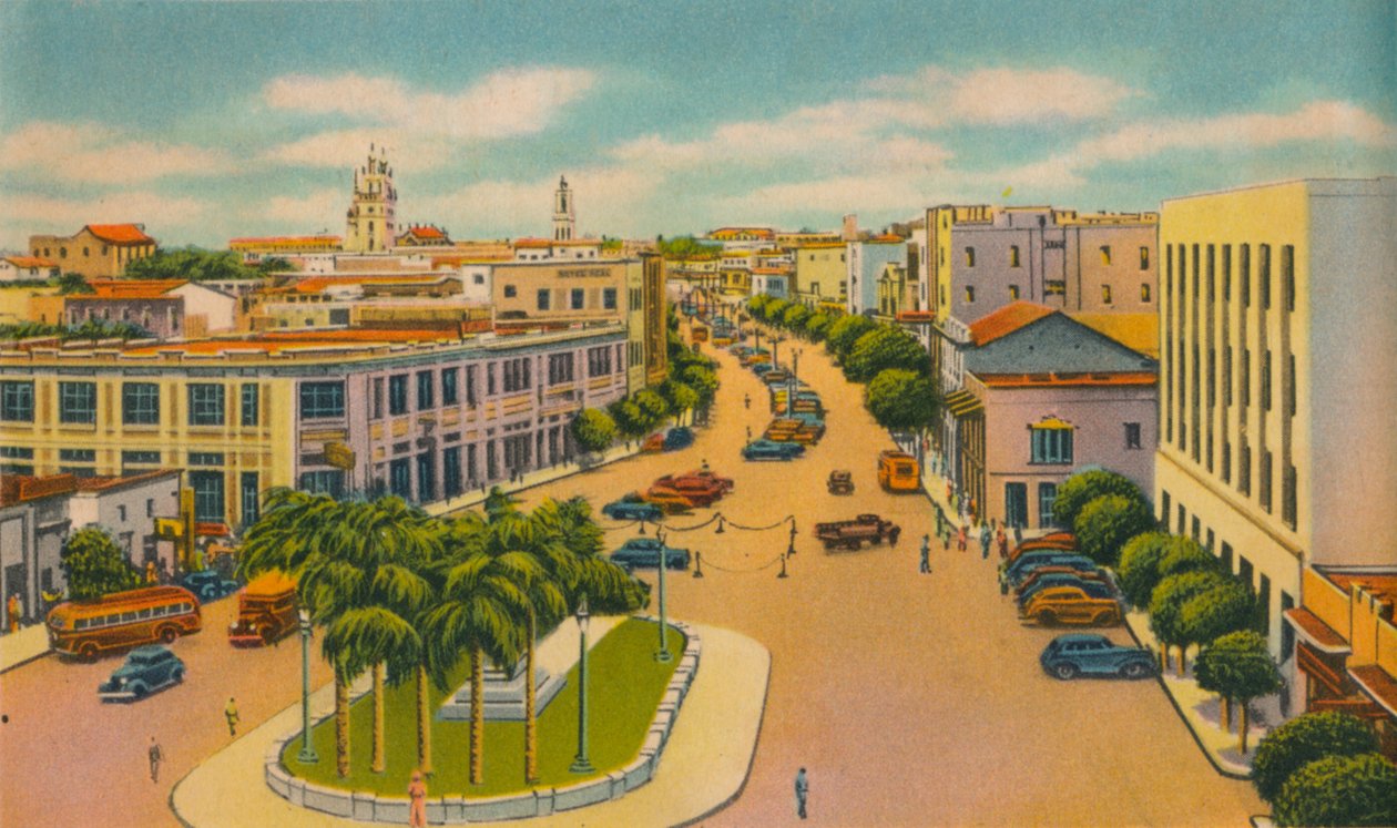Bolivar Bulvarı, Barranquilla, c1940