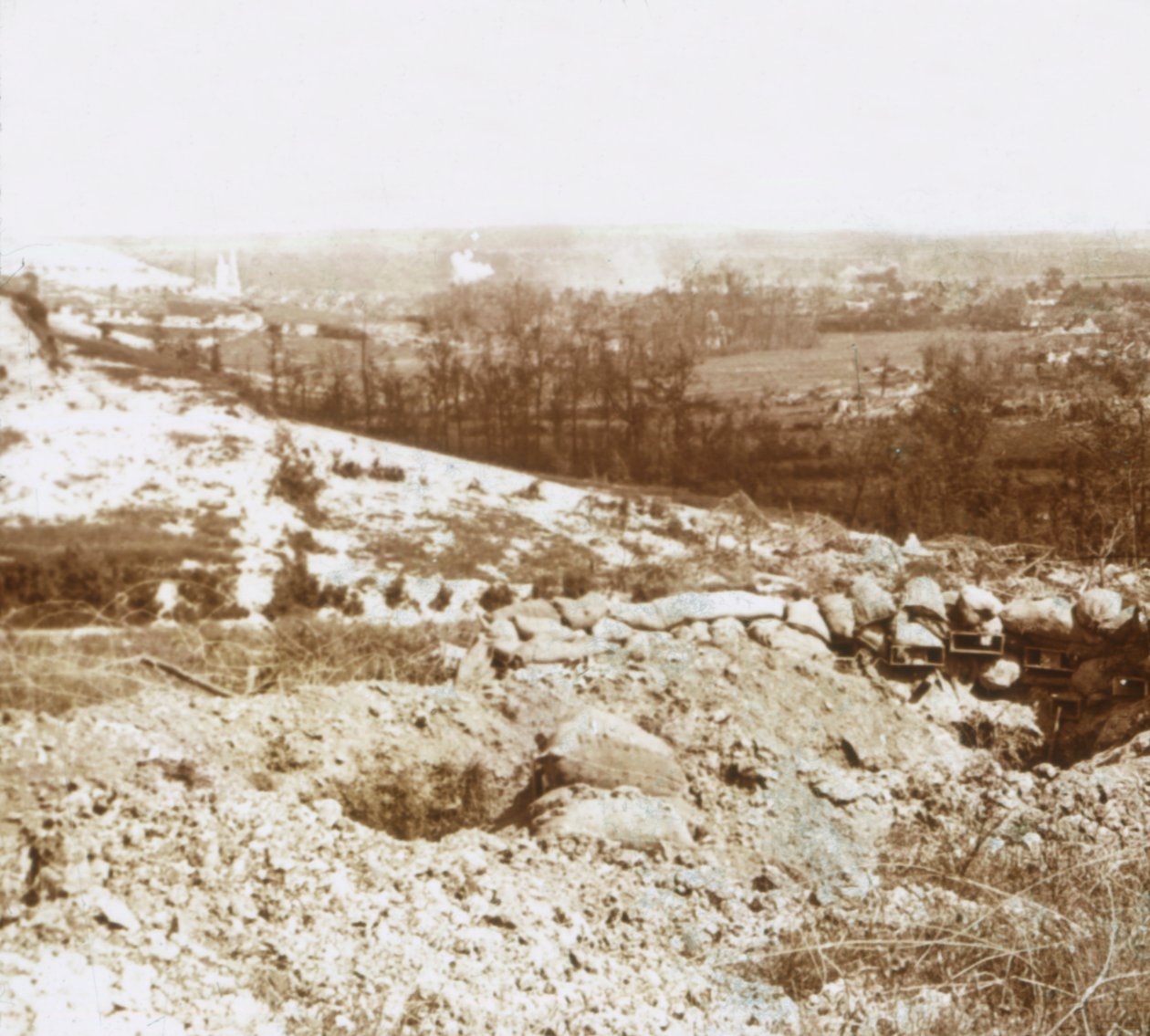 Bombardıman, Ablain-Saint-Nazaire, Kuzey Fransa, c1914-c1918 by Unbekannt