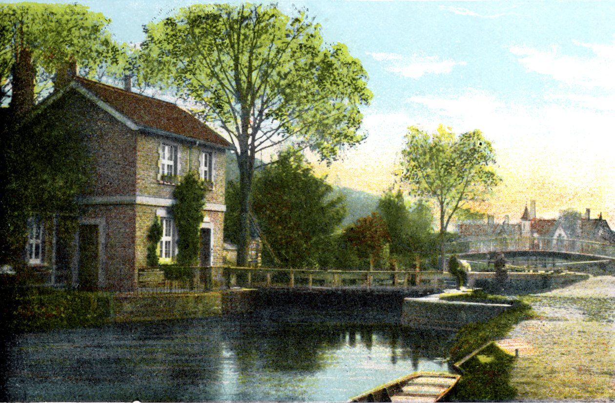 Boulters Lock, Maidenhead, Berkshire, 20. Yüzyıl by Unbekannt