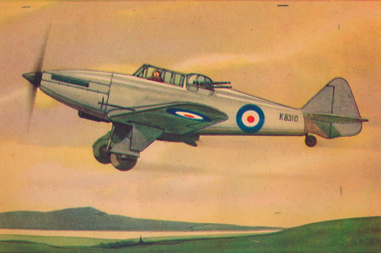 Boulton Paul Meydan Okuyan Savaşçı Tek Kanatlı Uçak, c1944. by Unbekannt