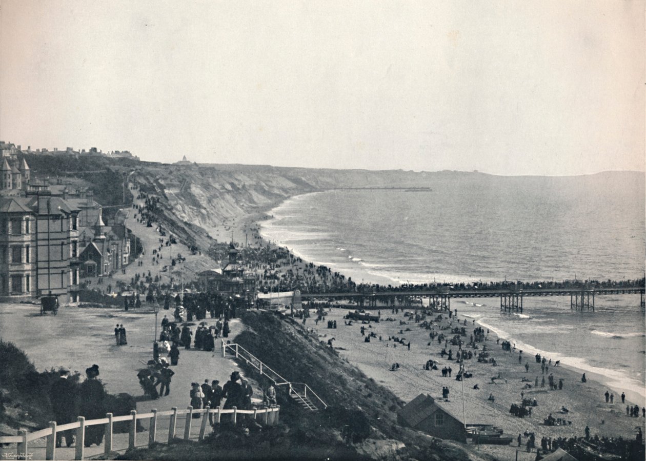 Bournemouth - Batı Uçurumdan Görünüm, 1895 by Unbekannt