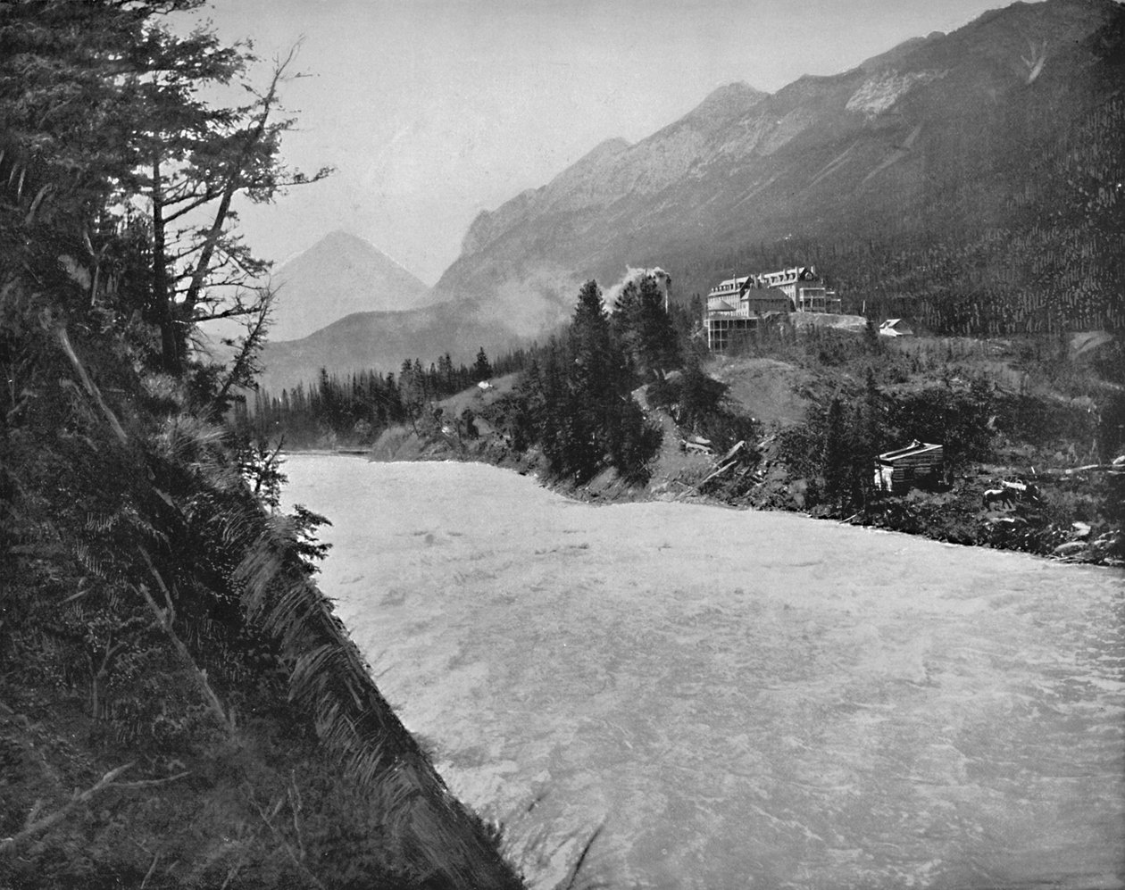 Bow River Baskınları, Banff, N.W.T., c1897. by Unbekannt