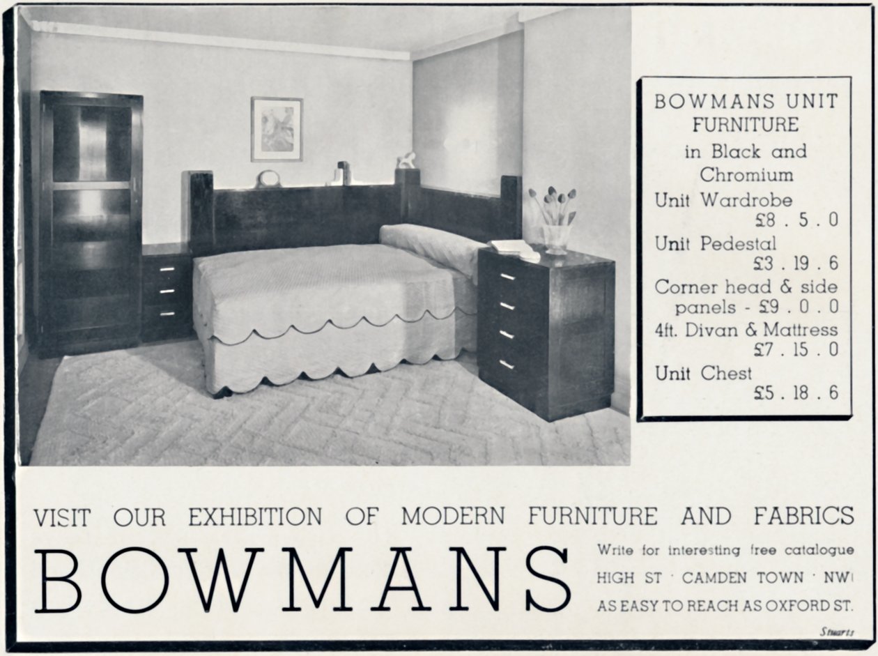 Bowmans - Modern Mobilya ve Kumaş Sergimizi Ziyaret Edin, 1935 by Unbekannt