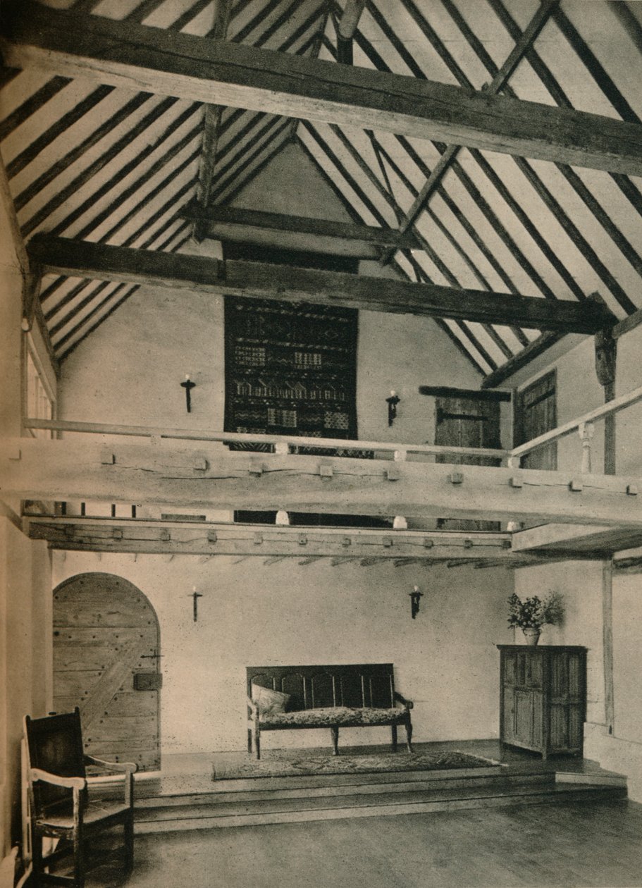 Boxhurst Çiftliği, Kent: Dans Odasının Sonu. Oliver Hill, c1928 tarafından restore edilmiş ve dönüştürülmüş by Unbekannt