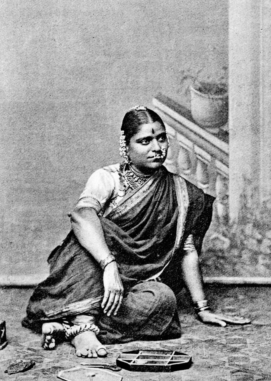 Brahman kadın, Hindistan, 1917 by Unbekannt