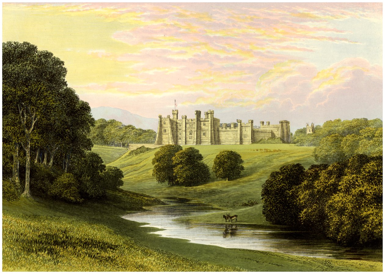 Brancepeth Kalesi, Lord Boyne, c1880 by Unbekannt