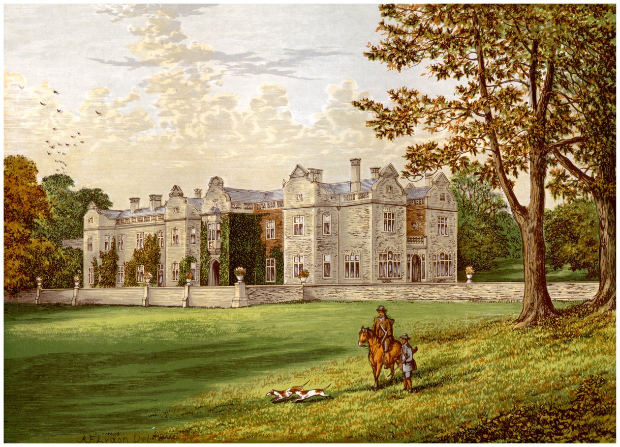 Brantingham Thorpe, Yorkshire, Sykes ailesinin evi, c1880 by Unbekannt