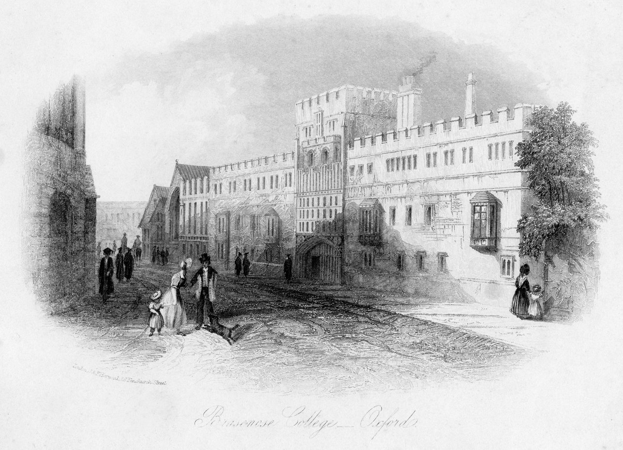 Brasenose Koleji, Oxford Üniversitesi by Unbekannt