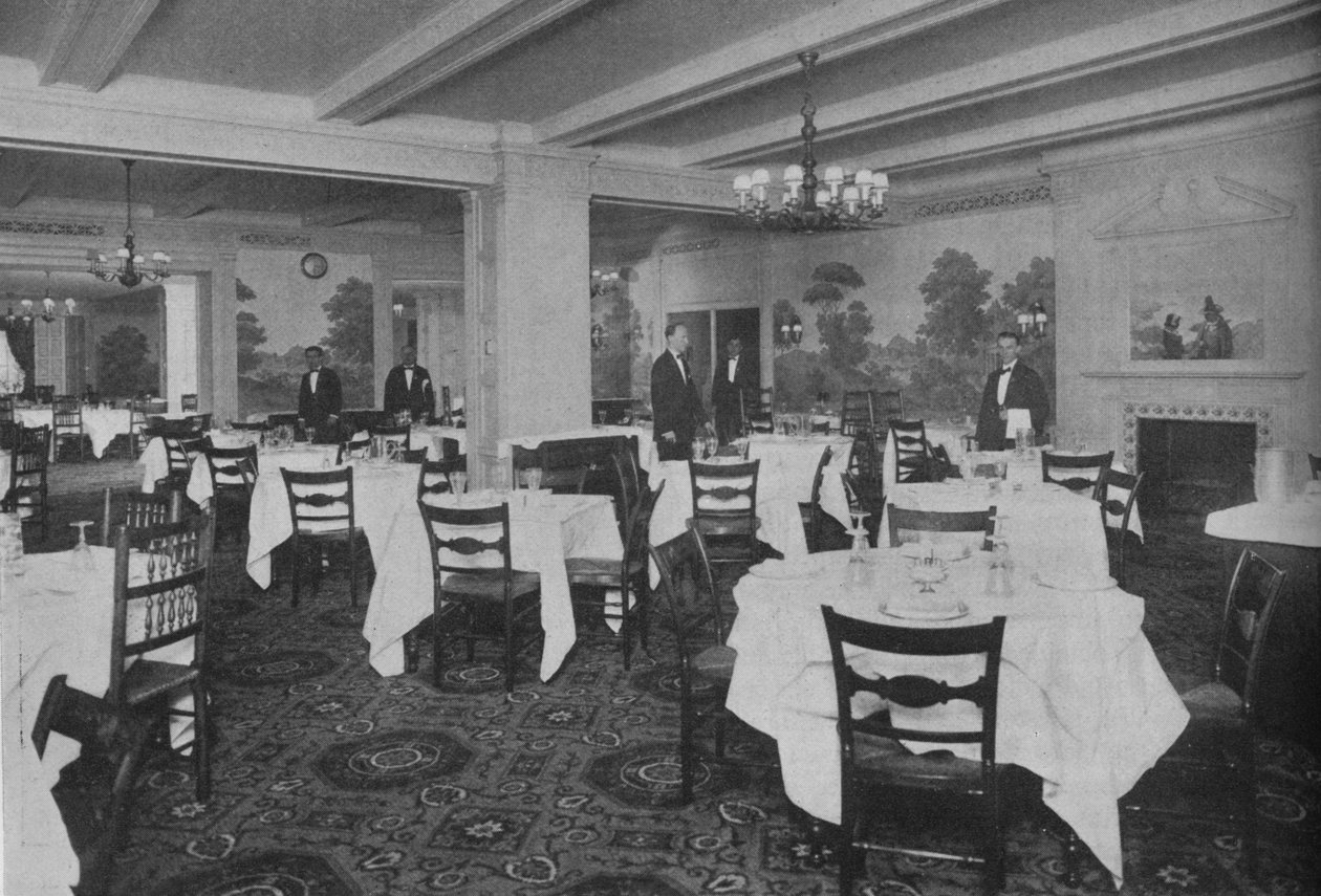 Kahvaltı Salonu, Roosevelt Oteli, New York, 1924 by Unbekannt
